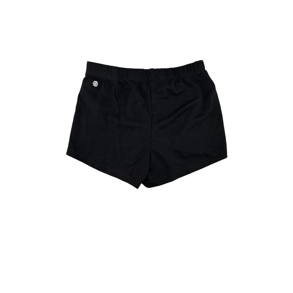 Z by Zella Girls Black Mesh Active Athletic Shorts Size M 8-10 Reflective Logo
